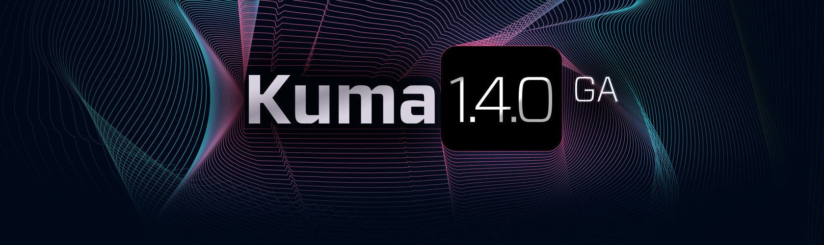 Featured image for a blog article titled Kuma 1.4.0 GA Released With 2x Performance Improvements and 25+ New Features.