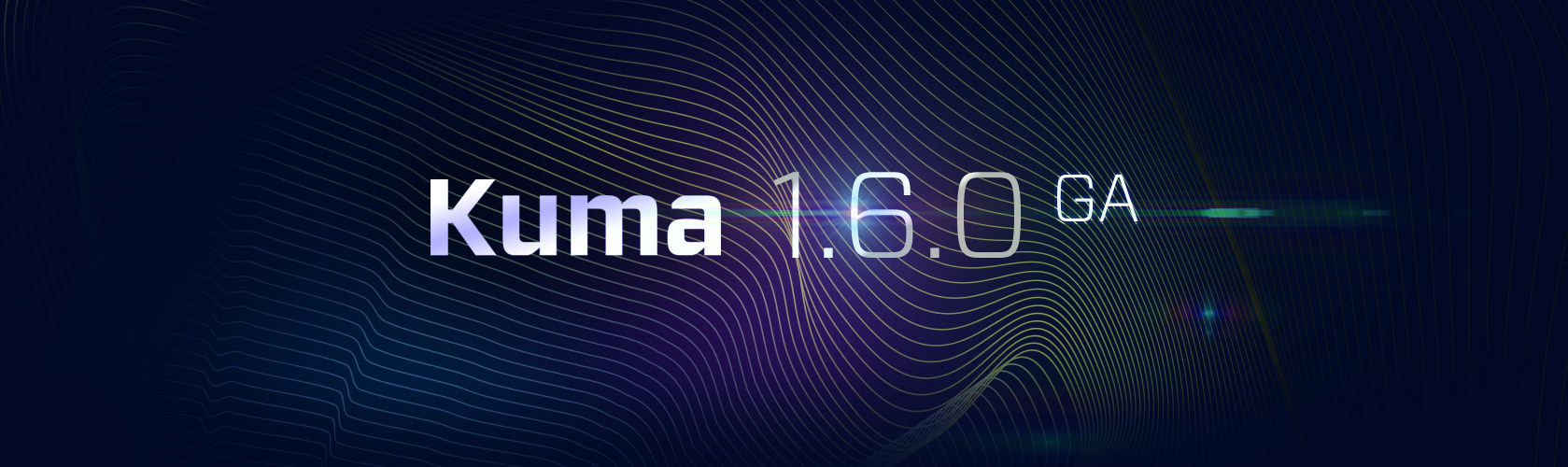 Featured image for a blog article titled Kuma 1.6.0 GA Released With Kubernetes Gateway API support, ZoneEgress improvements, a new and improved transparent-proxy and more..