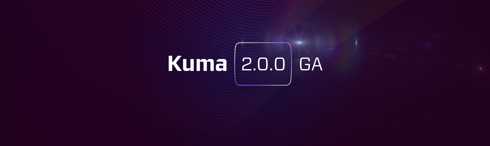 Featured image for a blog article titled Kuma 2.0 Released with eBPF support, Next Gen Policies and New UI Improvements.