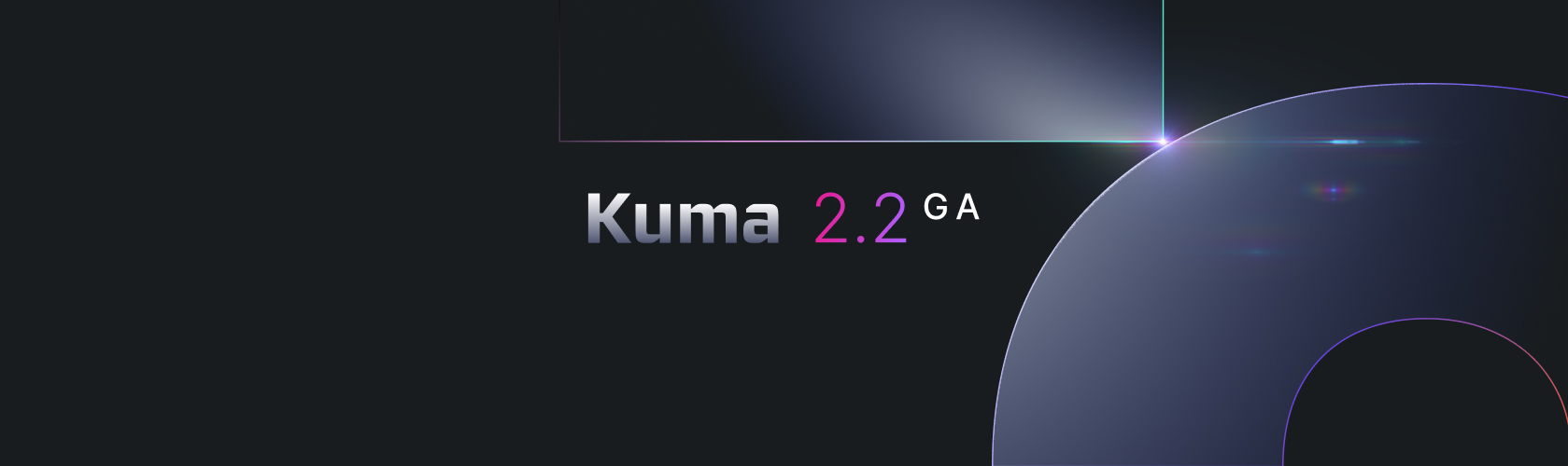 Featured image for a blog article titled Kuma 2.2 Released with OpenTelemetry Support, Offline Token Signing, MeshHTTPRoute Improvements and More!.